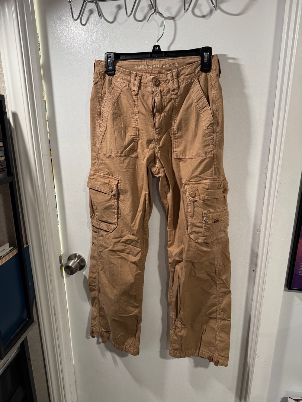 American Eagle Outfitters Tan Stretch convertible Cargo Pants - Picture 2 of 7